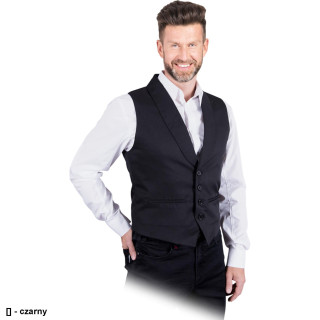 Kamizelka kelnerska męska - Czarna