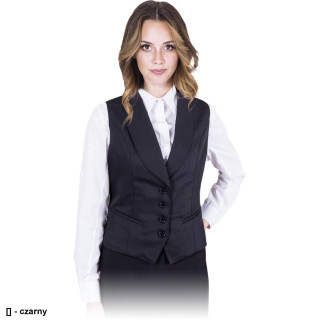 Kamizelka kelnerska damska - Czarna