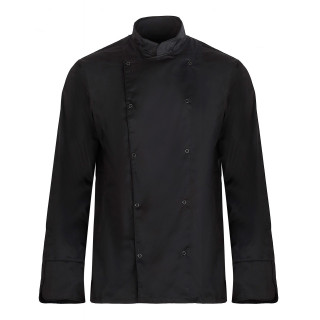 Bluza kucharska Czarna - długi rękaw