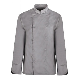 Bluza kucharska Szara - długi rękaw