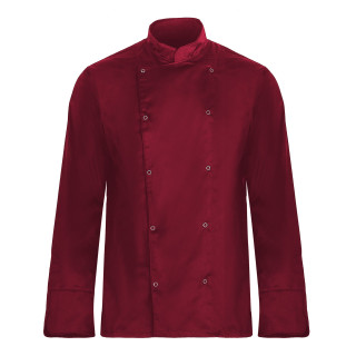 Bluza kucharska Bordowa - długi rękaw