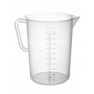 Miarka polipropylenowa  z podziałką 5.0 l  - kod 567500