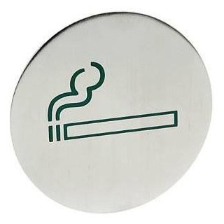 Tabliczka informacyjna na drzwi dla palących - duża