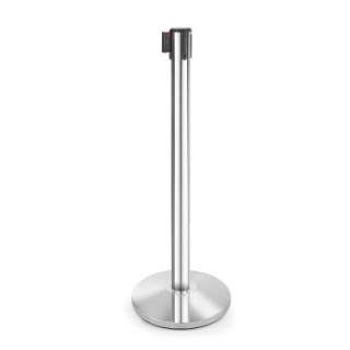 Słupek odgradzający z taśmą