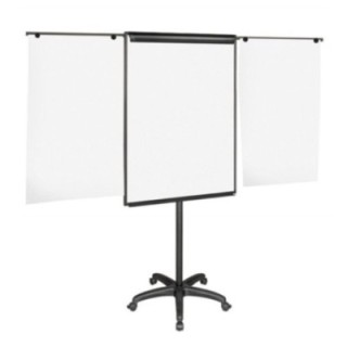 Flipchart mobilny BI-OFFICE, 70x102cm, tablica suchoś. -magn., z wyciąganymi ramionami