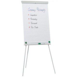 Flipchart na trójnogu Q-CONNECT, 68x105cm, tablica suchoś. -magn.