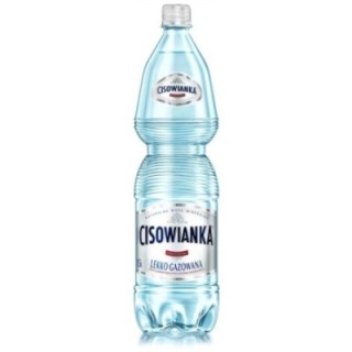 Woda CISOWIANKA, lekko gazowana, butelka plastikowa 1,5l