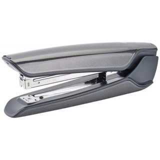 Zszywacz KANGARO Nowa-210S/S, zszywa do 30 kartek, metalowy, w pudełku PP, metaliczny szary