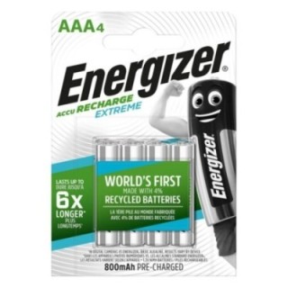 Akumulator ENERGIZER Extreme, AAA, HR03, 1,2V, 800mAh, 4szt.