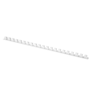 Grzbiety do bindowania OFFICE PRODUCTS, A4, 14mm (125 kartek), 100 szt., białe