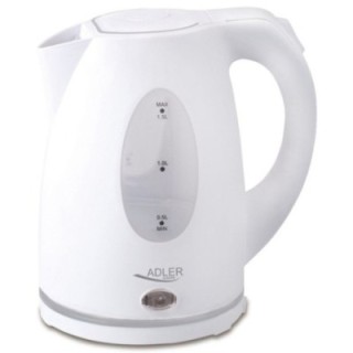 Czajnik elektryczny ADLER AD 1207, 1, 5L, tworzywo, biały