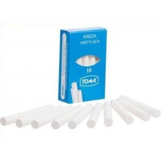 Kreda biała TOMA okrągła op. 10 sztuk