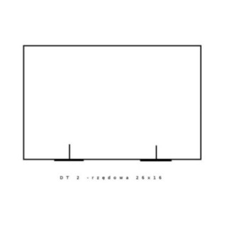 Biała DT dwurzędowa, 26x16 op.5szt.