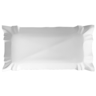 Tacka papierowa biała 14x25cm op.100szt.