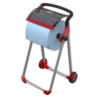 Dozownik TORK podłogowy, przenośny do czyściw małych i dużych W1 czerwono-czarny