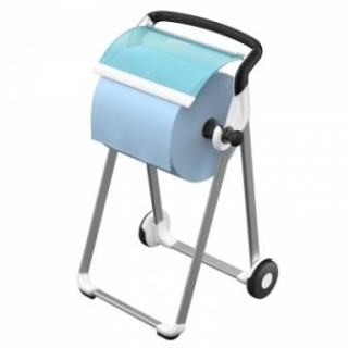 Dozownik TORK podłogowy, przenośny do czyściw małych i dużych W1 biało-turkusowy