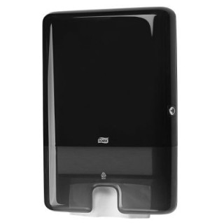 Dozownik Tork do ręczników wielopanelowych czarny H2