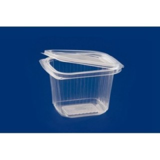 Pojemnik prostokątny zamykany z wieczkiem 500 ml PP, cena za opakowanie 50szt