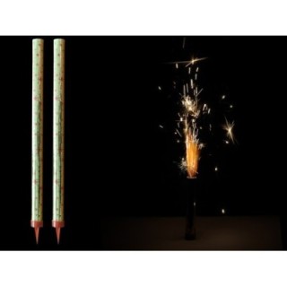 Fontanna / świeca tortowa 18cm (op.6szt)  złota (k/80)