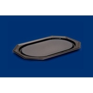 Tacka PET cateringowa czarna 550mm op. 10 sztuk