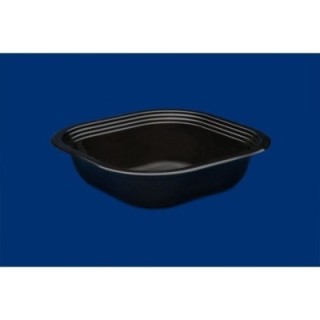 Pojemnik do zgrzewu czarny K 180/45, czarny, 180x180x45, cena za opakowanie 100szt