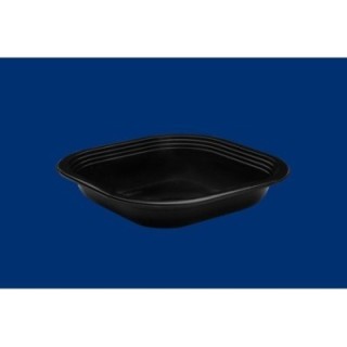 Pojemnik do zgrzewu czarny K 180/35, czarny, 180x180x35, cena za opakowanie 100szt