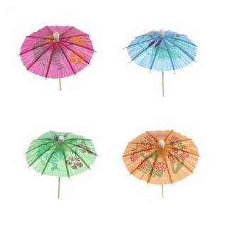 Wykałaczki bankietowe Parasolki PARTY,10cm ,op.144szt