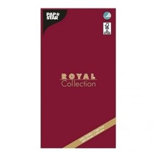 Obrus PAPSTAR Royal Collection 120x180 bordowy(10)