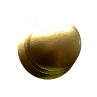 Podkład pod tort śr.30cm, złoty, op.100szt