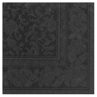 Serwetki PAPSTAR Royal Collection ORNAMENTS 40x40 czarny opakowanie 50szt.