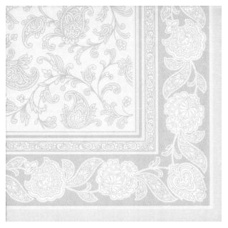 Serwetki PAPSTAR Royal Collection ORNAMENTS 40x40 biały opakowanie 50szt