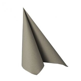 Serwetki PAPSTAR Royal Collection 40x40 szary opakowanie 50szt.