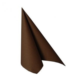 Serwetki PAPSTAR Royal Collection 40x40 brązowy opakowanie 50szt