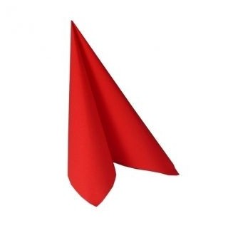 Serwetki PAPSTAR Royal Collection 40x40 czerwone opakowanie 50szt