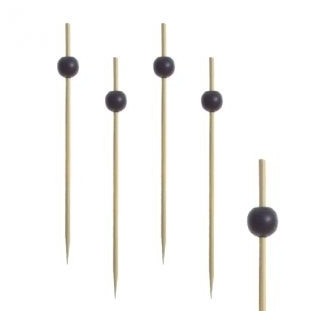 FINGERFOOD - patyczki BLACK PEARL 12,5cm op. 250 sztuk