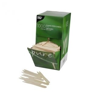 Widelczyki do frytek drewno 8,5cm op.1000szt.