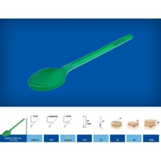 Łyżka COLOR zielony, cena za opakowanie 20szt