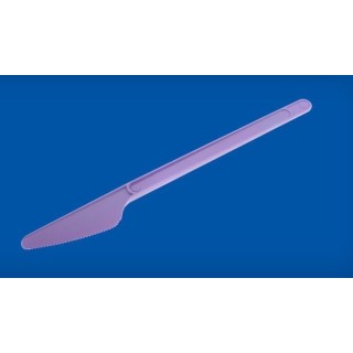 Nóż COLOR liliowy, cena za opakowanie 20szt