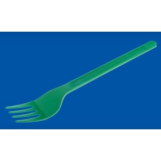 Widelec COLOR zielony, cena za opakowanie 20szt
