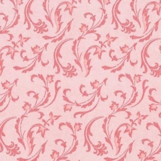 Serwetki PAPSTAR Royal Collection Damascato 40x40 czerwone, opakowanie 50szt