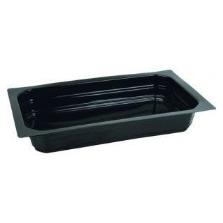 DUNI pojemnik PP 1/4GN czarny niedzielony 265x162x40, cena za opakowanie 225szt