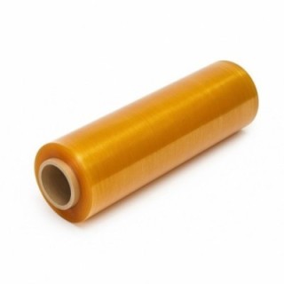 Folia do żywności PVC 38 cm długość 1100 m, TnP żółta
