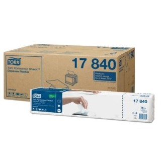 Tork Xpressnap Snack™ biała serwetka dyspenserowa, składana w 1/4