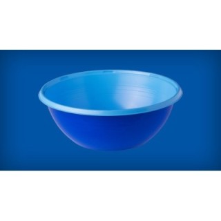 Miska BICOLOR, 10 szt. 380ml niebieski/błękit