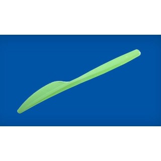 Nóż BICOLOR zielony, cena za opakowanie 20szt