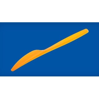 Nóż BICOLOR pomarańczowy, cena za opakowanie 20szt