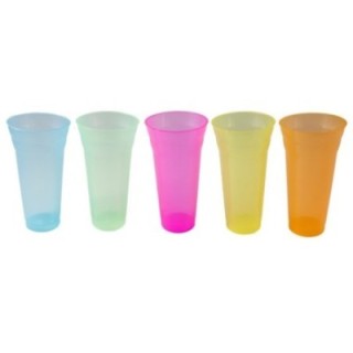 Kubek mleczny SHAKE GLASS 700ml multikol PP fi.9,5xh.18,5 op.25szt (10)