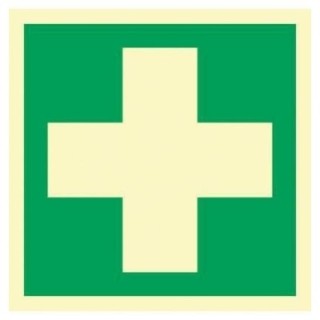 AC036 Tabliczka pierwsza pomoc 200x200mm LE - płyta TD-LIGHT TOPlight E-nergy