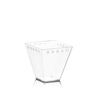 FINGERFOOD - kubek MINERVA 150ml PS transparentny op. 50 sztuk