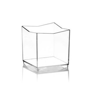 FINGERFOOD - kubek KUBO 60 ml PS transparentny op. 25 sztuk